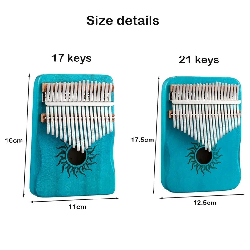 Solid Wood Kalimba Thumb Piano — Ethereal Sound Musical Instrument