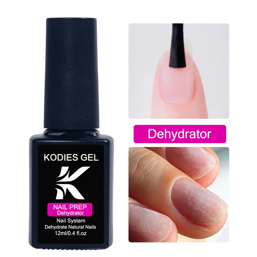 KODIES GEL Nail Primer and Dehydrator Set — Long Lasting Manicure Prep
