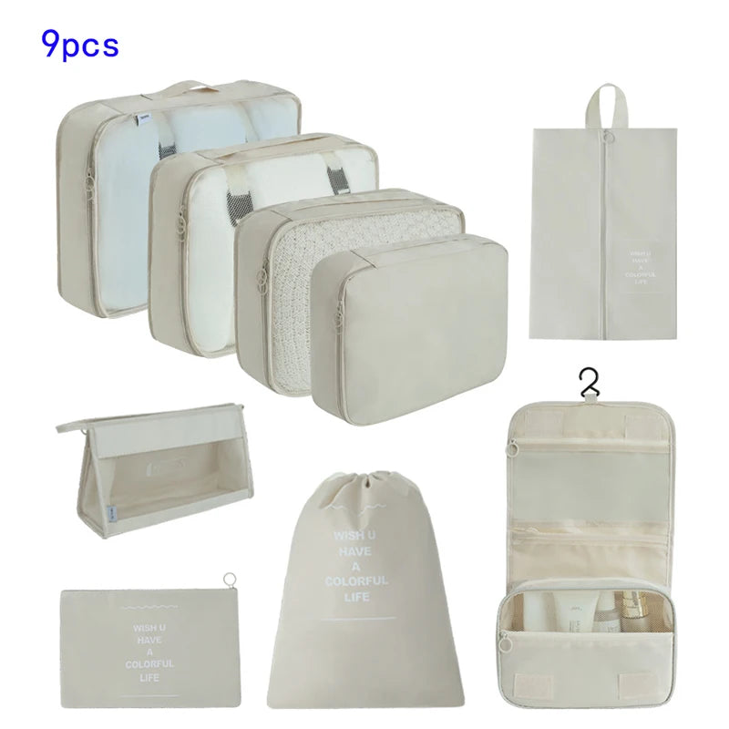 Travel Packing Cube Sets — Luggage Organizers for Suitcases and Backpacks