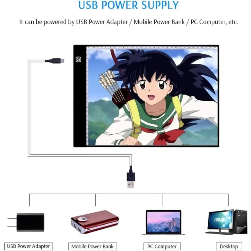 Ninth World LED Graphic Tablet — Ultra-Thin Tracing Light Box for Art & Design