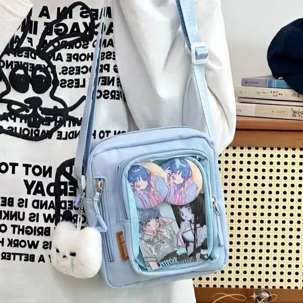 Mini Transparent Crossbody Bag — DIY Display Purse for Phone and Essentials