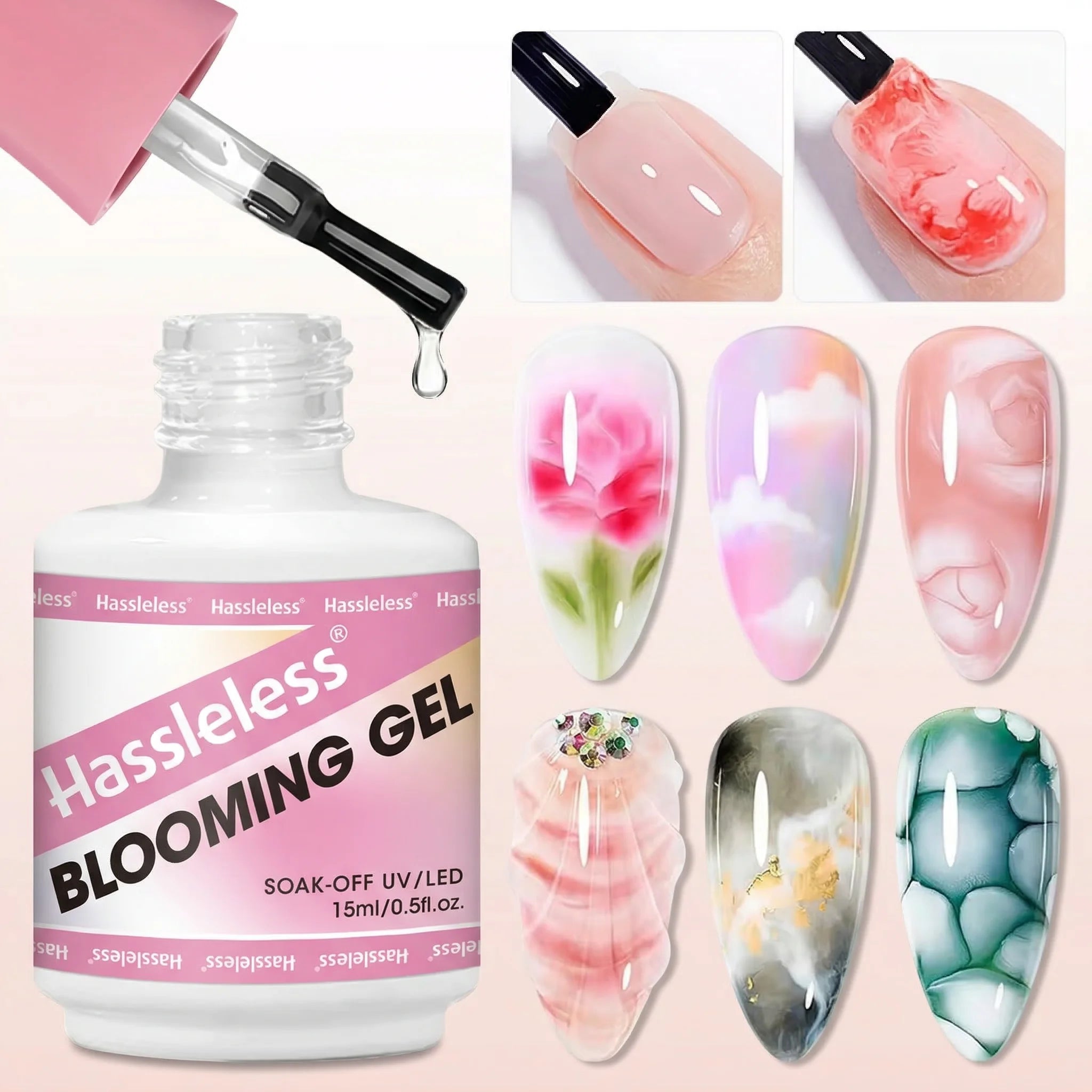 Nail Blooming Gel — Professional Artistry Enhancement, 15ml