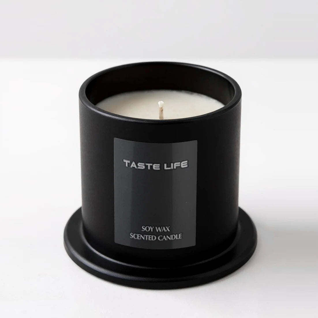 Premium Soy Wax Scented Candle — Aromatherapy with Glass Cloche