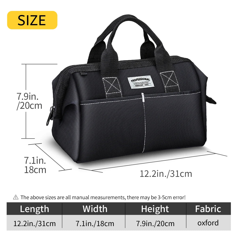 WINHUNT Tool Bag — 12-Inch Wide Mouth Organizer with Sturdy Base