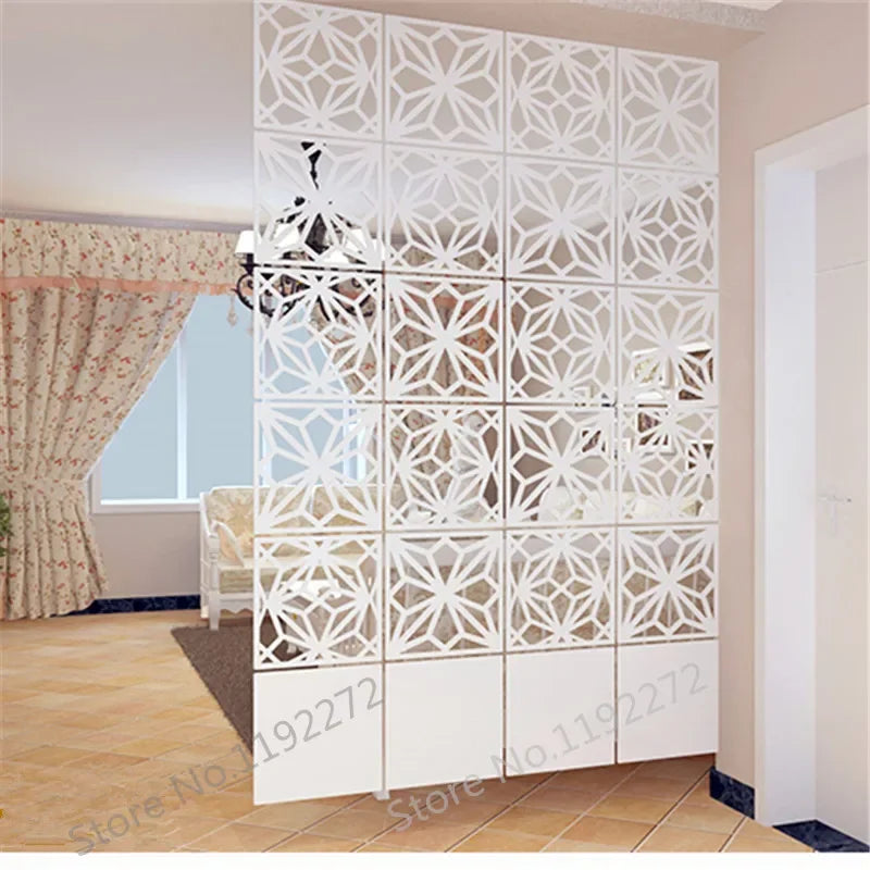 Modern Hollow Hanging Screen — Decorative Room Divider Partition