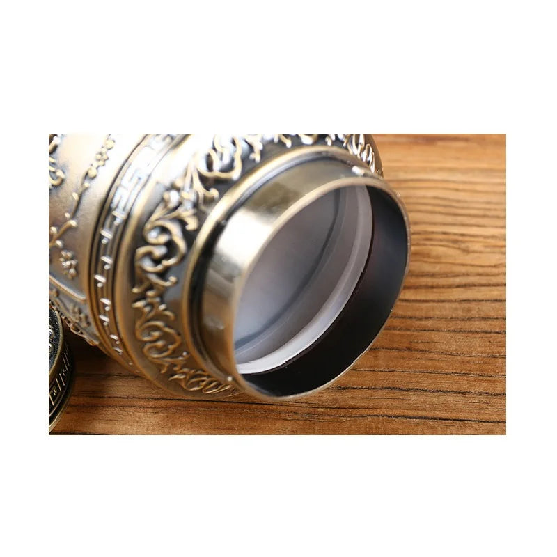Metal Pet Memorial Urn — Keepsake Cremation Box for Small Animals