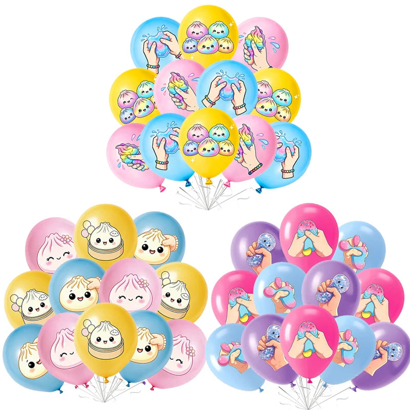 Dumpling Theme Party Decoration Set — Birthday Party Supplies & Favors