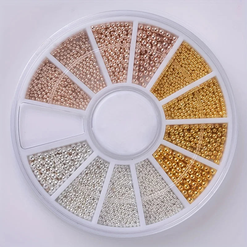 TaoTips Nail Art Rhinestones — Acrylic Crystal Gems for Manicure Decoration