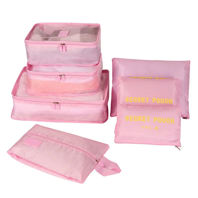 Totidy Travel Packing Cube Set — Luggage Organizer for Clothes and Shoes