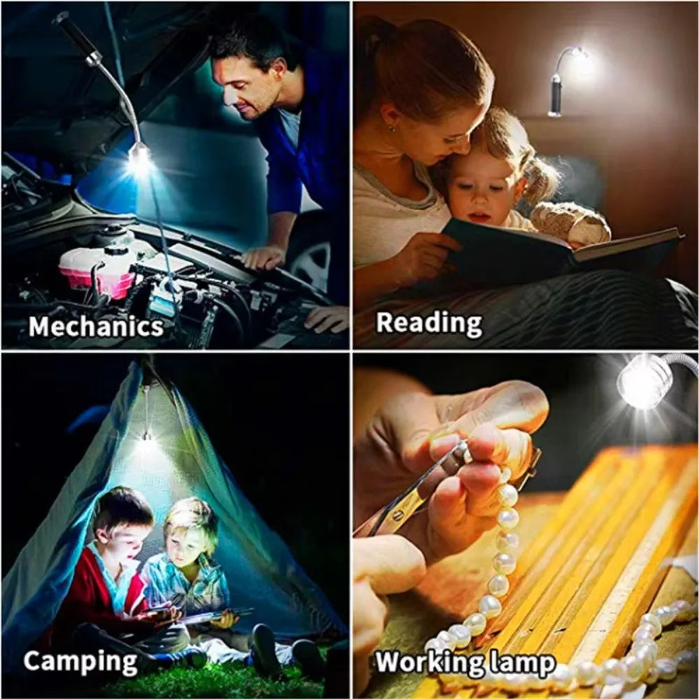 Magnetic LED BBQ Grill Light — Flexible 360 Degree Gooseneck Lamp