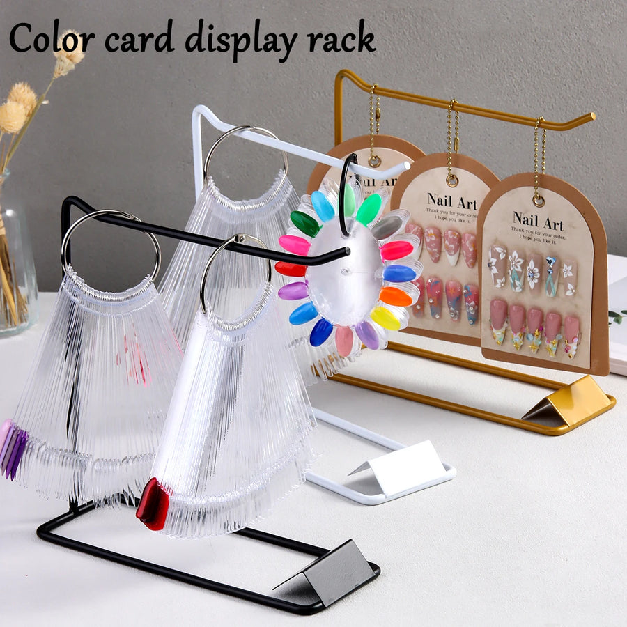 Metal Nail Polish Display Stand — Space-Saving Countertop Organizer
