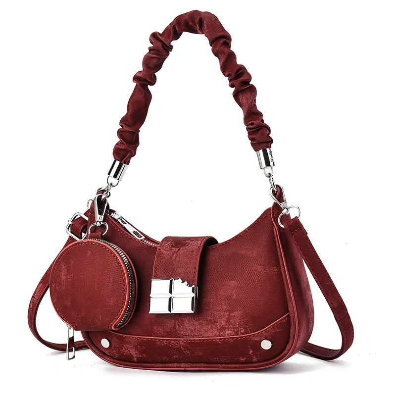 YaLePuck PU Leather Tote Bag — Large Capacity Shoulder Handbag