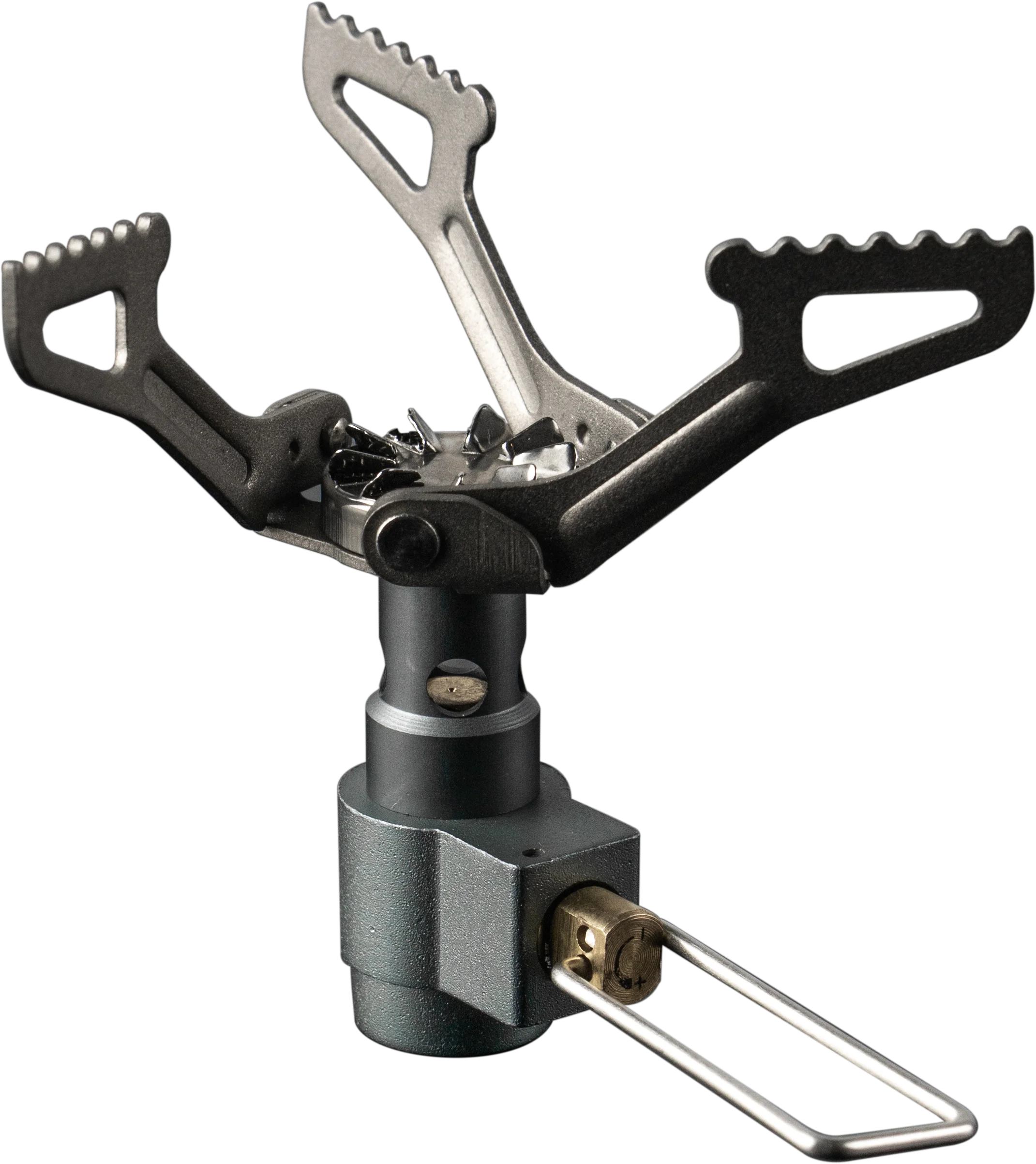 BRS Titanium Mini Camping Gas Burner — Ultra-Lightweight Portable Stove