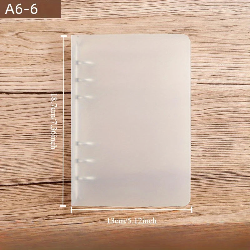 Plastic Ring Binder Organizer — Secure Clasp Closure for Office & School