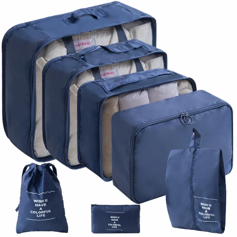 Travel Packing Cube Set — Luggage Organizer Bags for Suitcases
