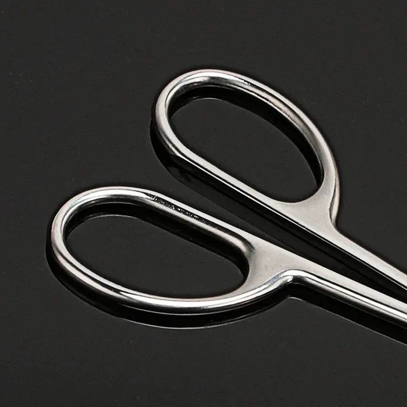 Stainless Steel Cuticle Scissors — Precision Trimmer for Nose Hair and Eyebrows