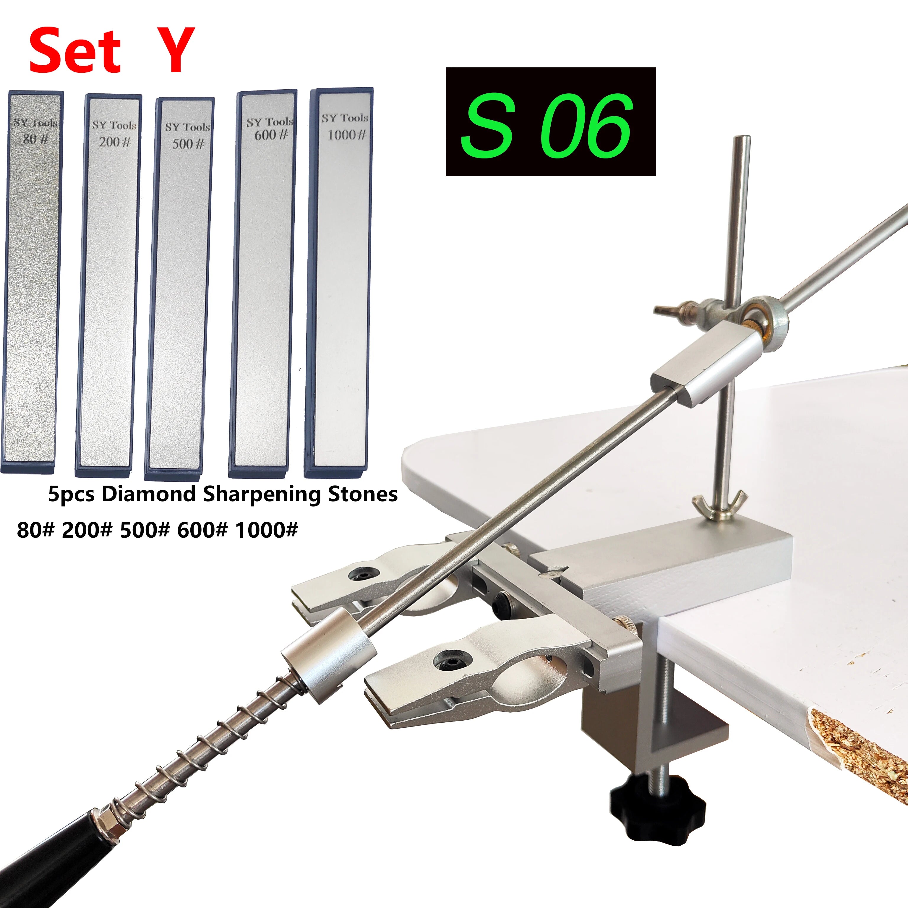 Sy tools Professional Fixed Angle Knife Sharpener — Precision Sharpening System