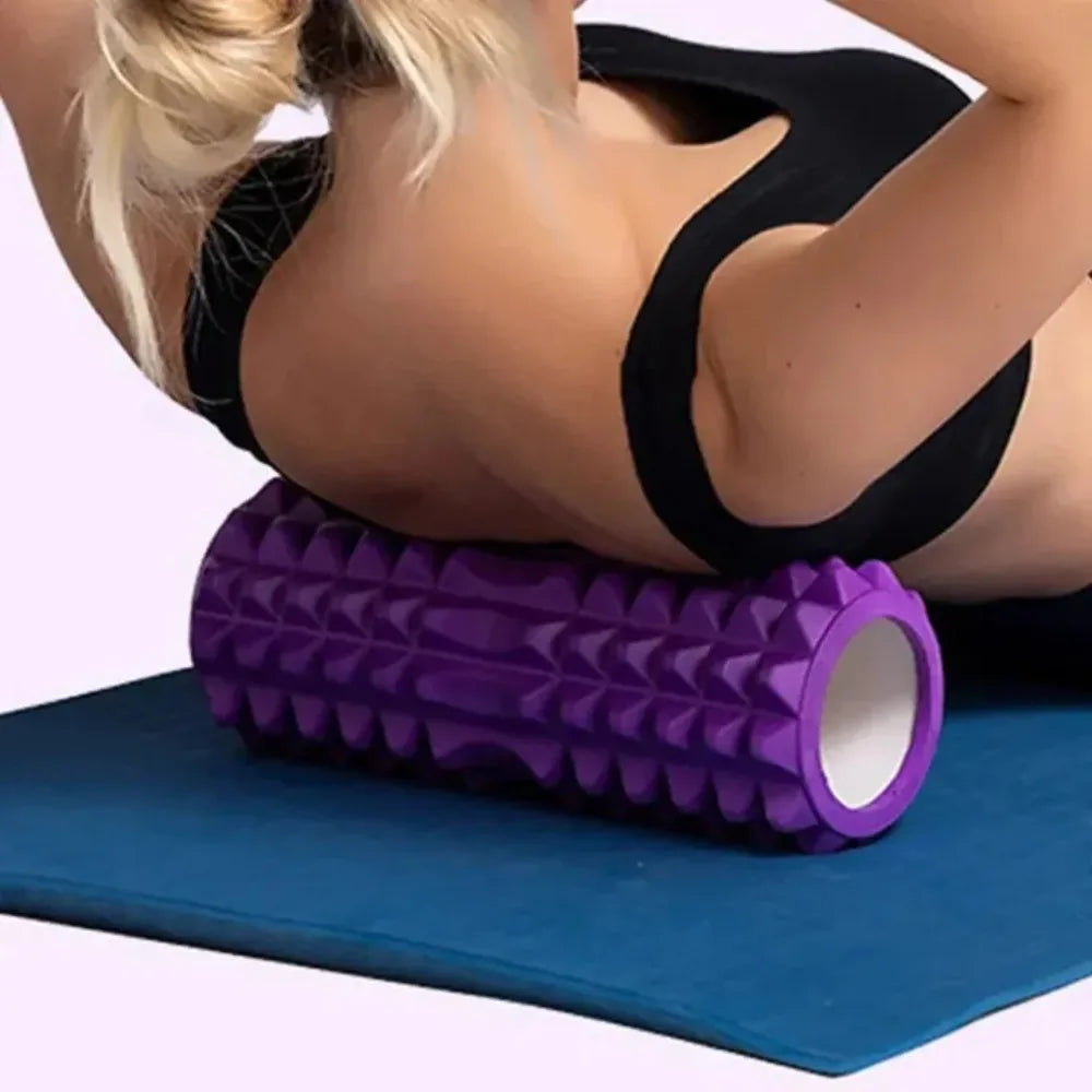 Hollow Foam Yoga Roller — Muscle Massage and Stretching Tool