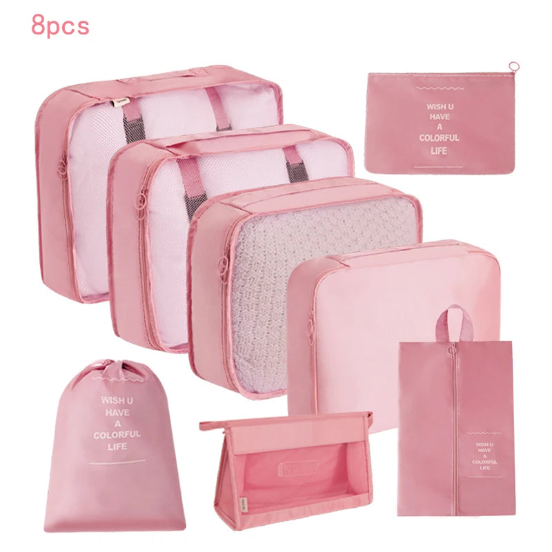 Travel Packing Cube Sets — Luggage Organizers for Suitcases and Backpacks