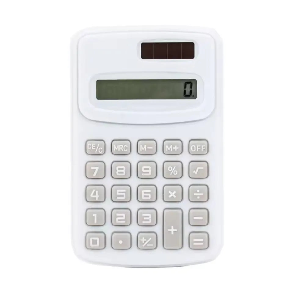 Solar Powered Scientific Calculator — Compact Desktop Mini Design