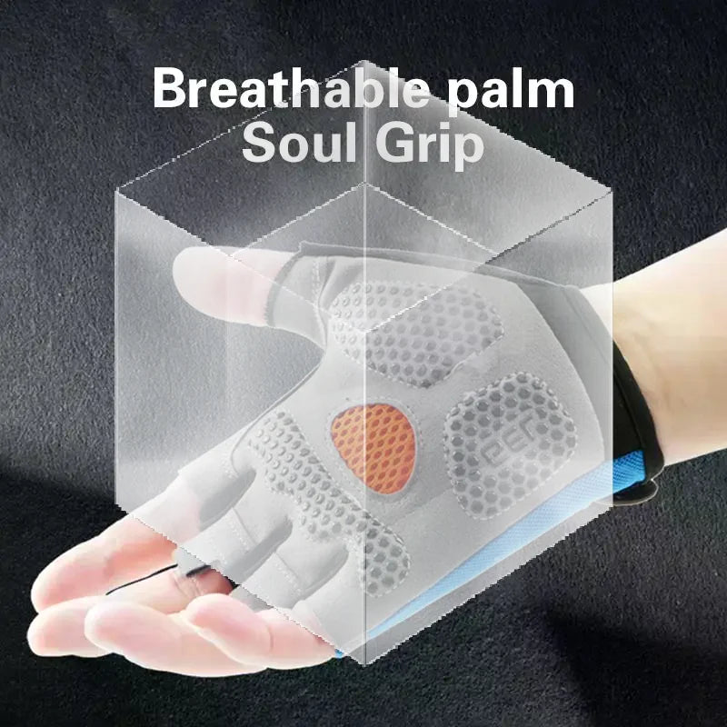 GUOMUZI Cycling Gloves — Half Finger Shock Absorbing Riding Gear