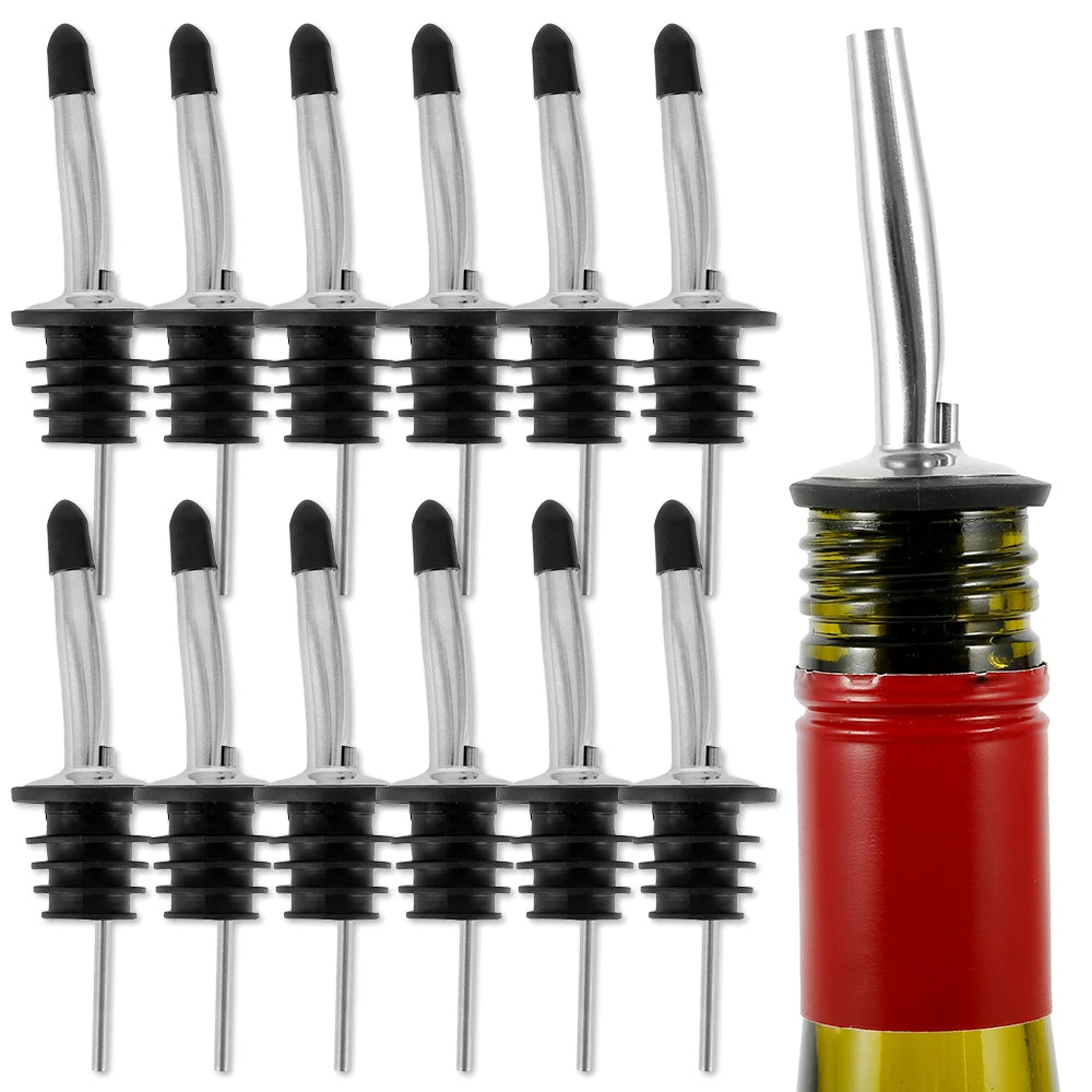 Stainless Steel Bottle Pourer — Precision Liquor and Oil Dispenser Spout