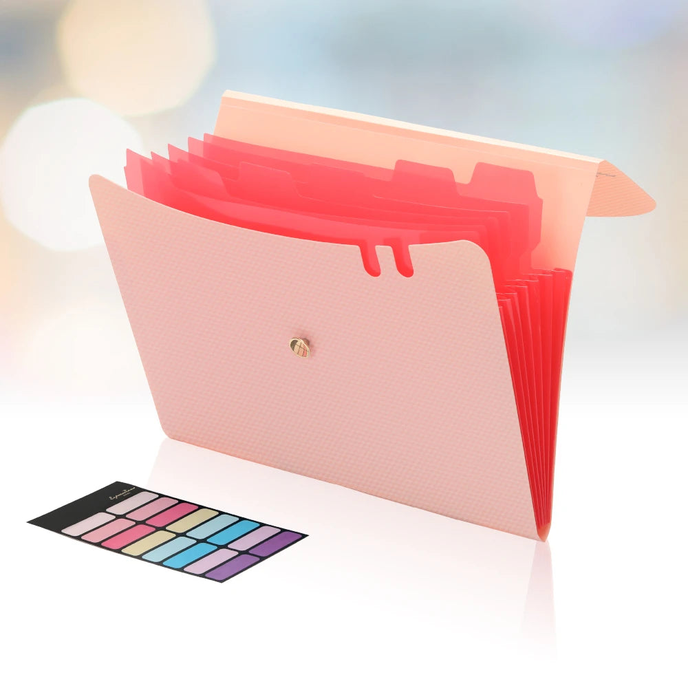 Expanding File Folder — 7 Pocket Accordion Organizer for A4 & Letter