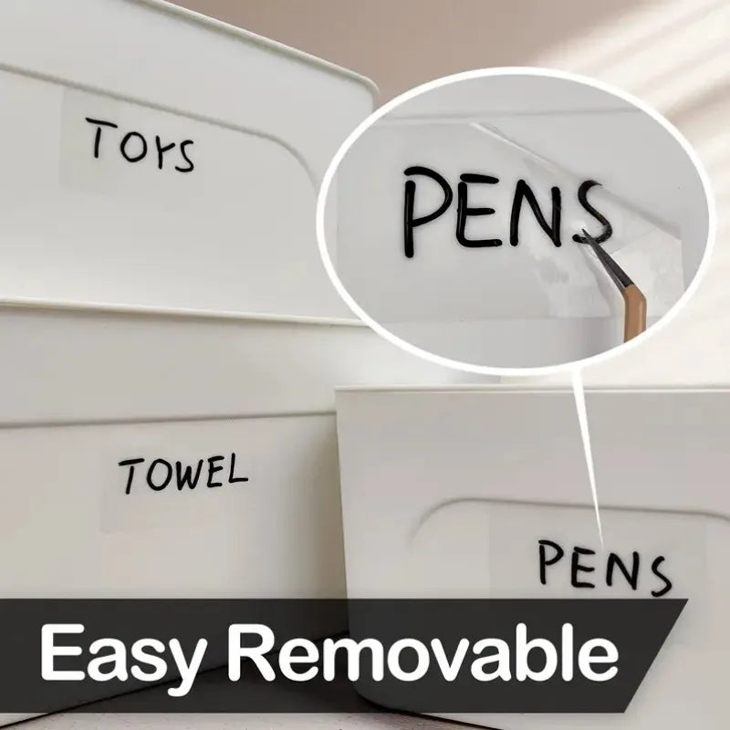 Waterproof Removable Label Stickers — Organizing Labels for Home and Office