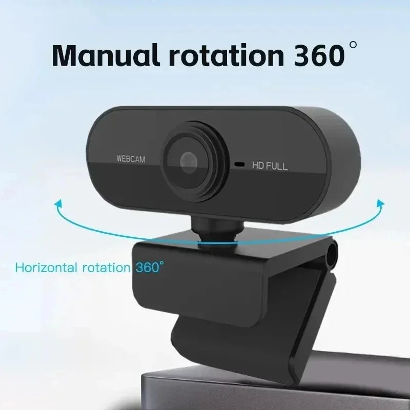 High Definition USB Webcam — Auto Focus with Integrated Microphone