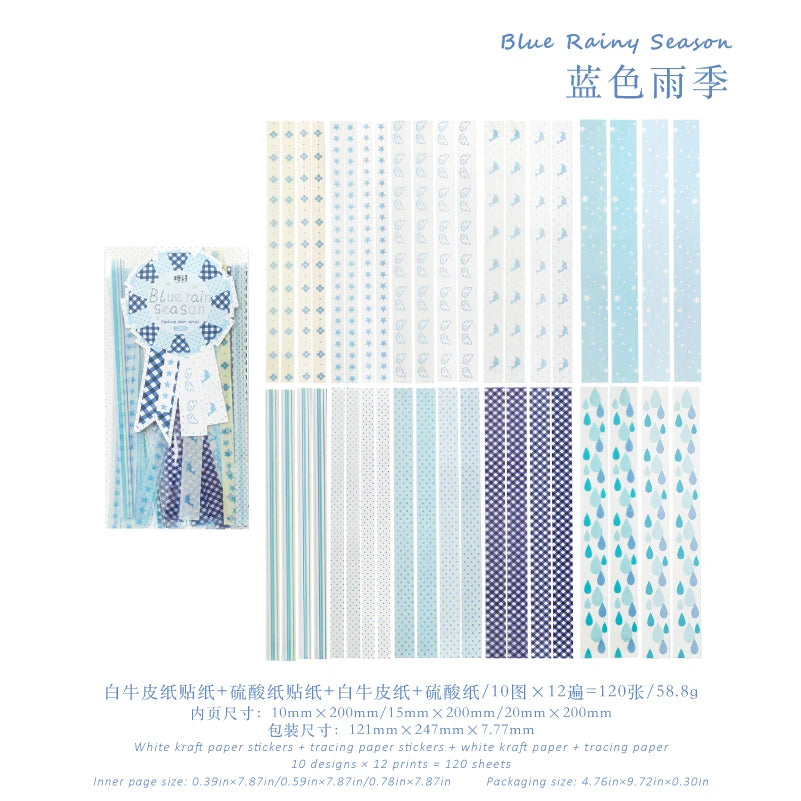Lace Aesthetic Stickers — 120 Piece Self-Adhesive Decor for Scrapbooking
