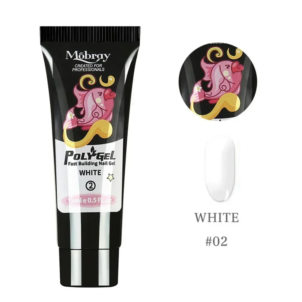 Poly Nail Gel Extension Set — Quick Building Manicure Kit
