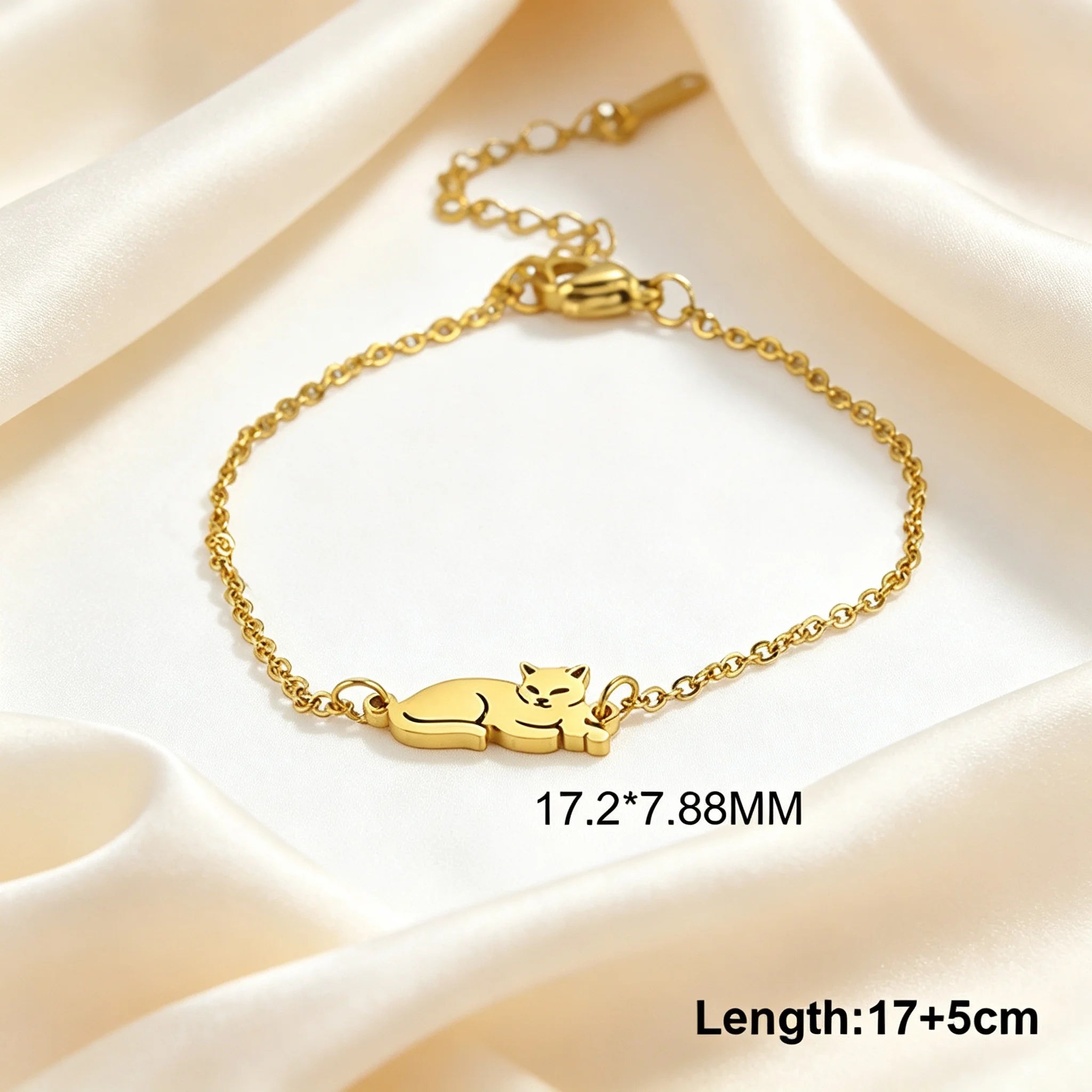Dachshund Dog Stainless Steel Bracelet — Elegant Animal Jewelry for Women