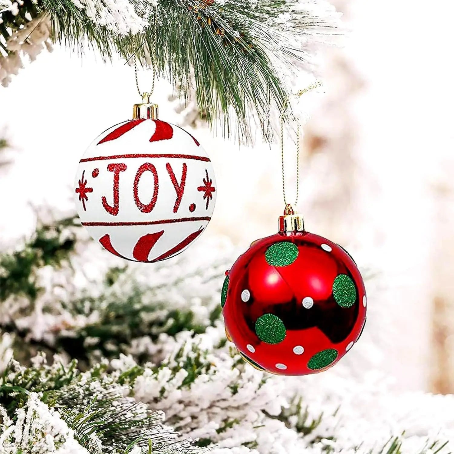 Garvee Christmas Ball Decor Set — Shatterproof Hanging Ornaments