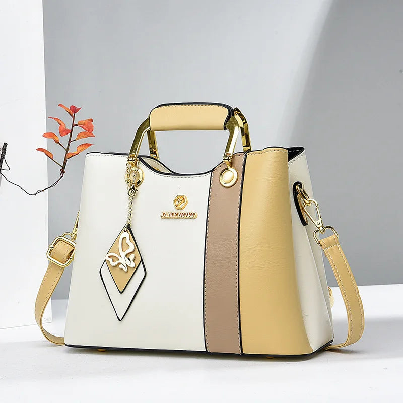 YNMY Fashion Cat Satchel — Stylish Top Handle Shoulder Bag for Women
