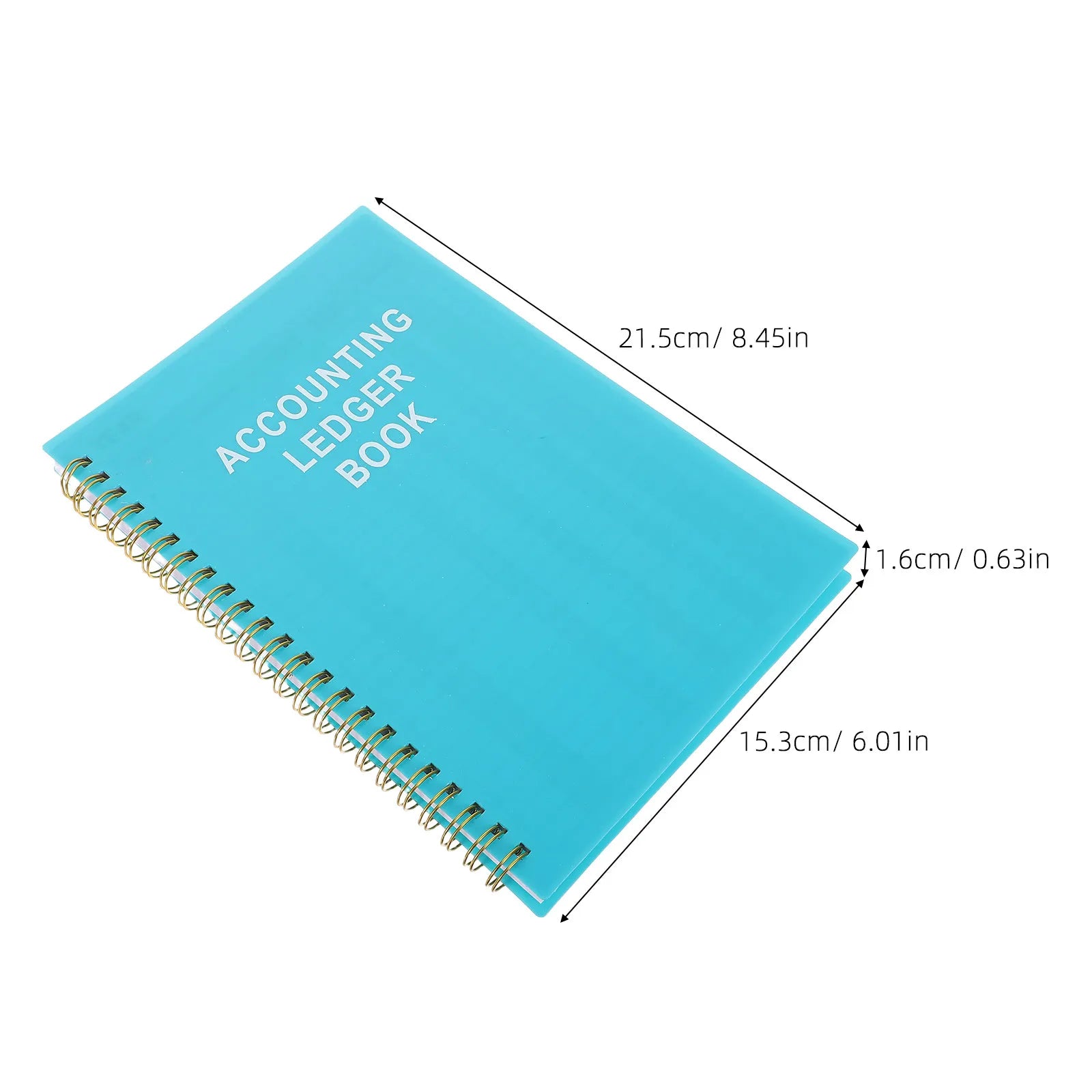 Accounting Ledger Book — Spiral Bound Income and Expense Tracker