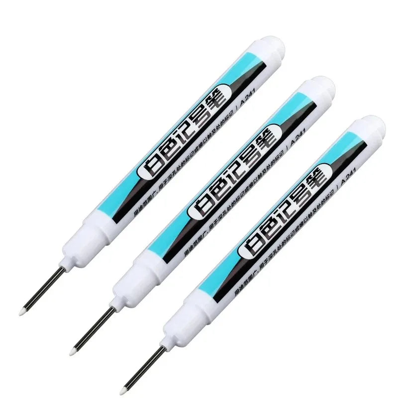 HOPK White Permanent Marker Pens — Multi-Surface Paint Pen Set