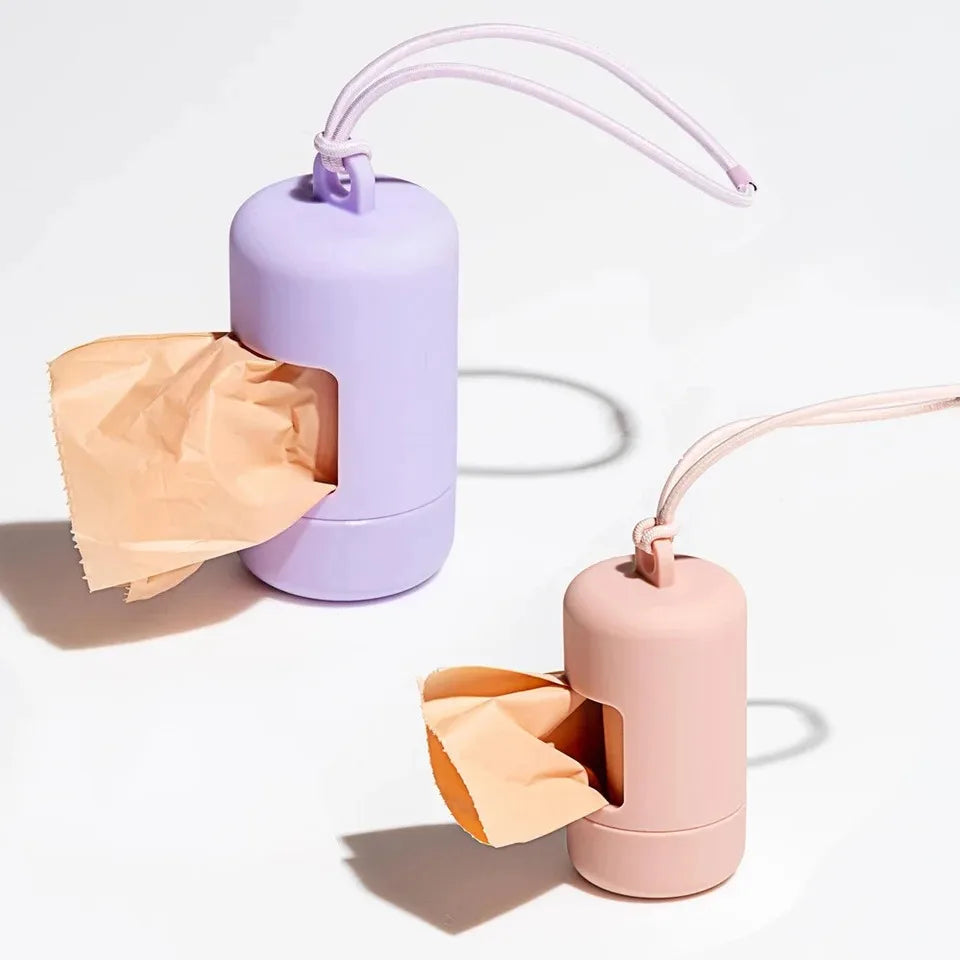Portable Dog Poop Bag Carrier — Stylish Pet Waste Bag Dispenser
