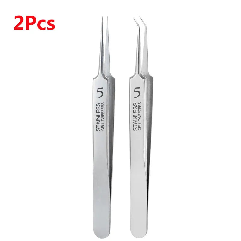 Stainless Steel Blackhead Extraction Tweezers — Precision Skin Care Tool