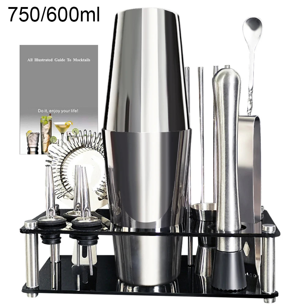 XINGZHAOHOME Professional Cocktail Shaker Set — Complete Bartender Tool Kit