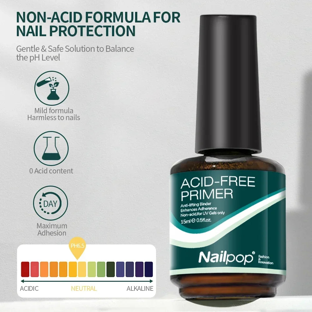 Nailpop Nail Dehydrator and Primer — Professional Manicure Prep Solutions