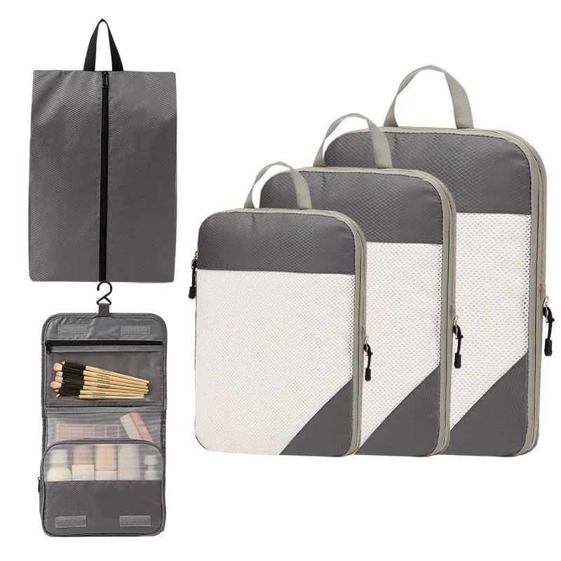 Ufine Travel Packing Cubes — Compression Storage Bags for Organized Luggage