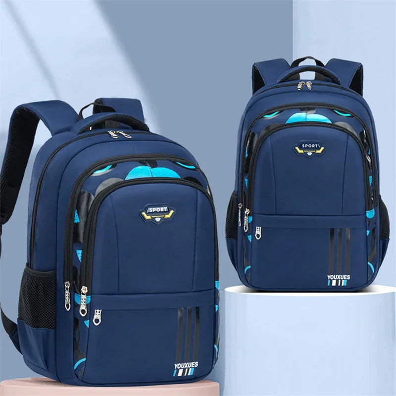 Waterproof Kids School Backpack — Durable Nylon Book Bag for Students