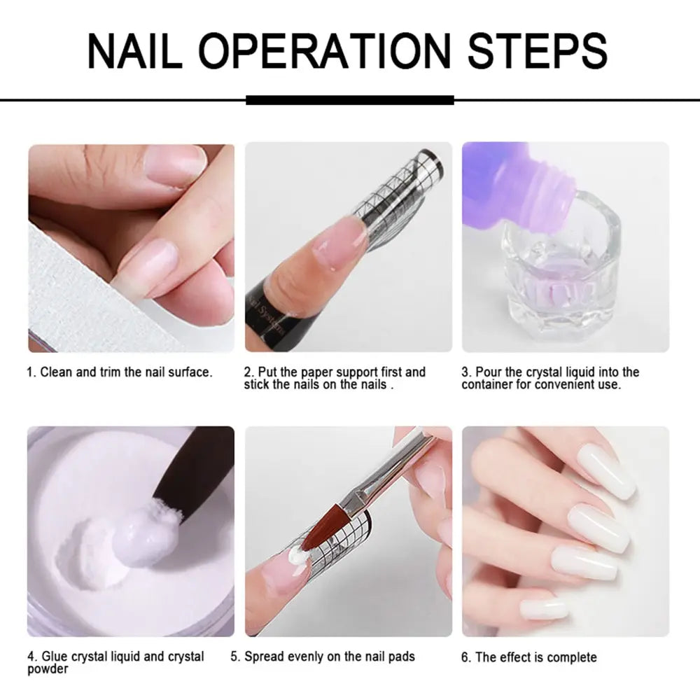 Limegirl Acrylic Nail Kit — Professional Extension & 3D Design Set