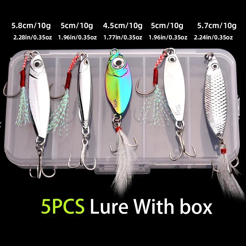 BRAVMACK Metal Fishing Lures — Vibration Sinking Bait