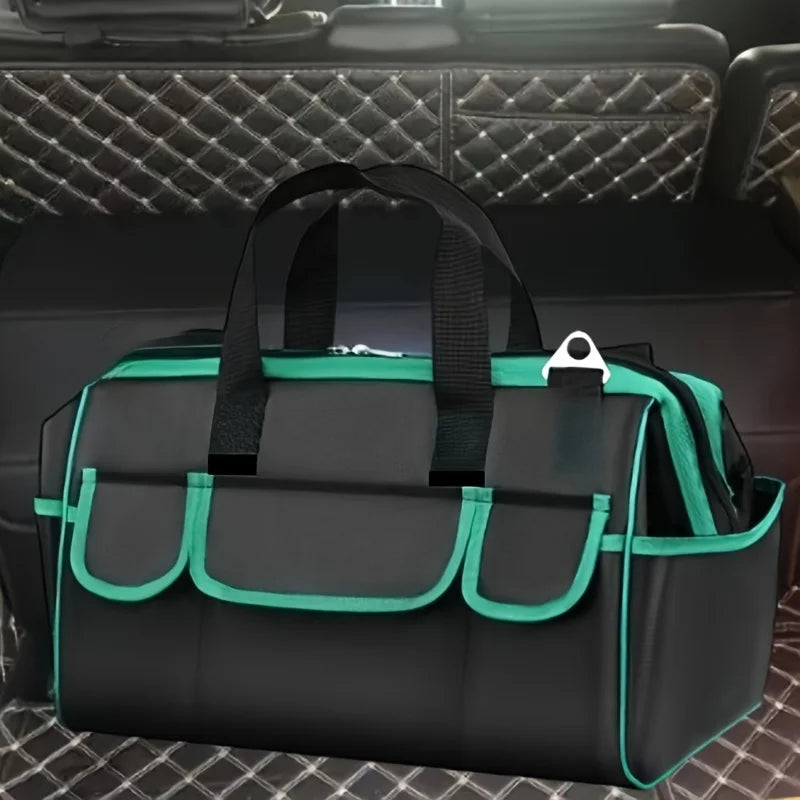 Heavy Duty Tool Bag Organizer — Wide Mouth Storage for Electricians