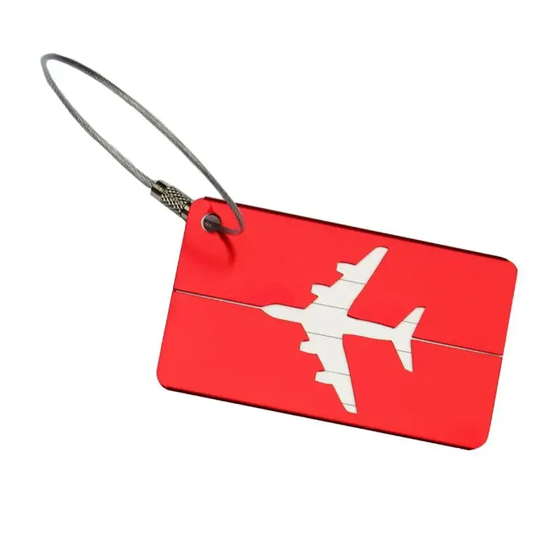 ZUOFILY Aluminum Luggage Tag — Durable Suitcase ID Label with Privacy Cover
