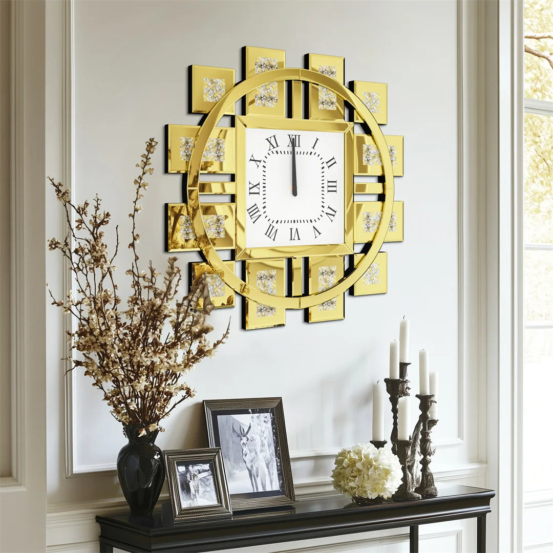 Luxury Wall Clock — Silent Modern Decor