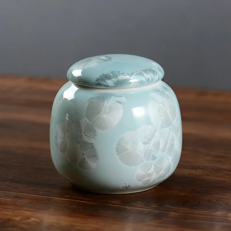 Ceramic Pet Memorial Urn — Personalized Cremation Vessel for Small Animals
