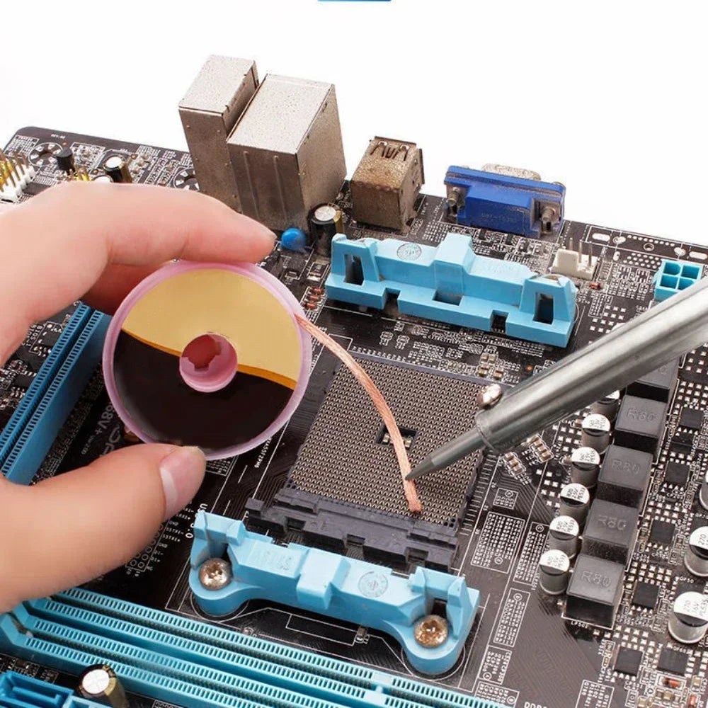 Copper Desoldering Braid Wick — Solder Remover for PCB Repair