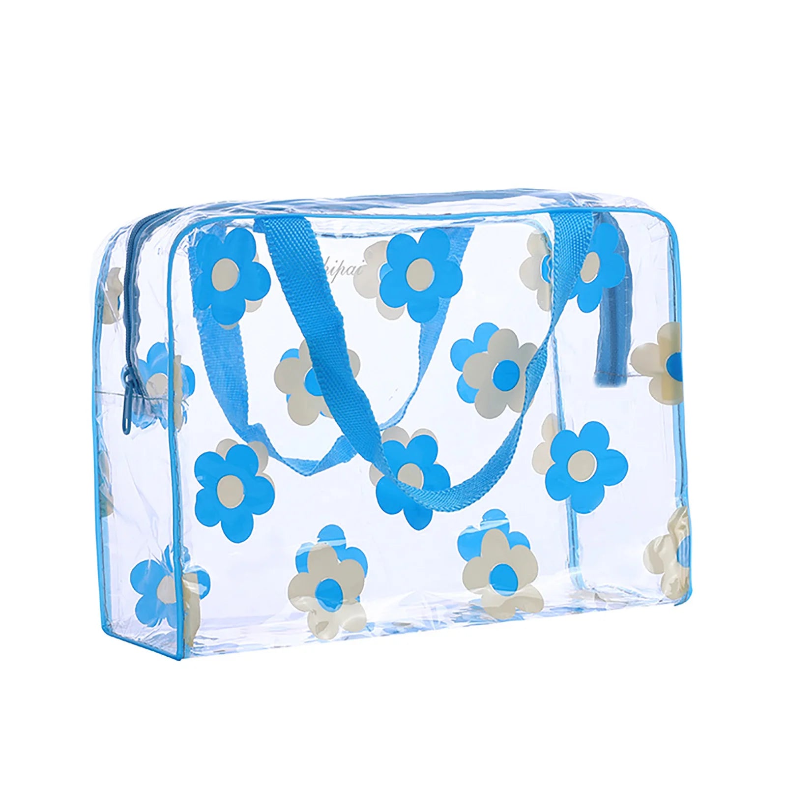 Transparent Travel Cosmetic Bag — Large Capacity Makeup Organizer